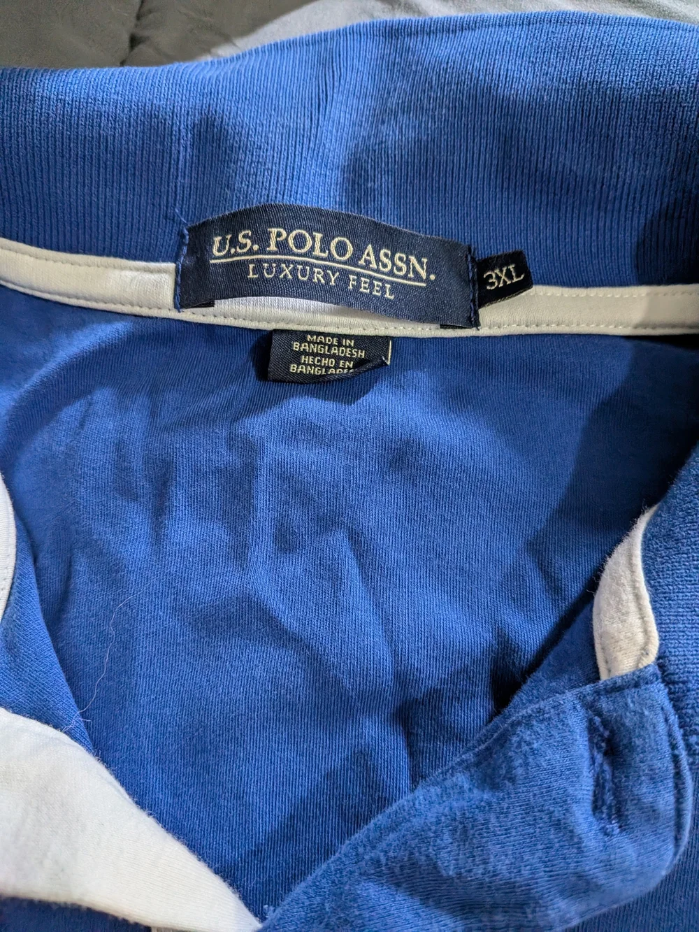 Polo by Ralph Lauren Royal Blue Short-Sleeve Polo with Contrast Trim